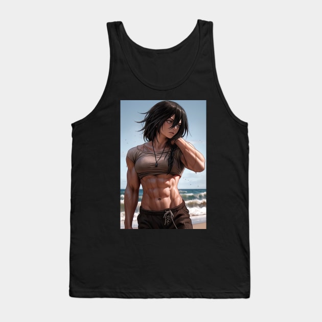 at the beach Tank Top by dantelight